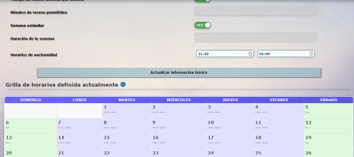 Gestión de Horarios
